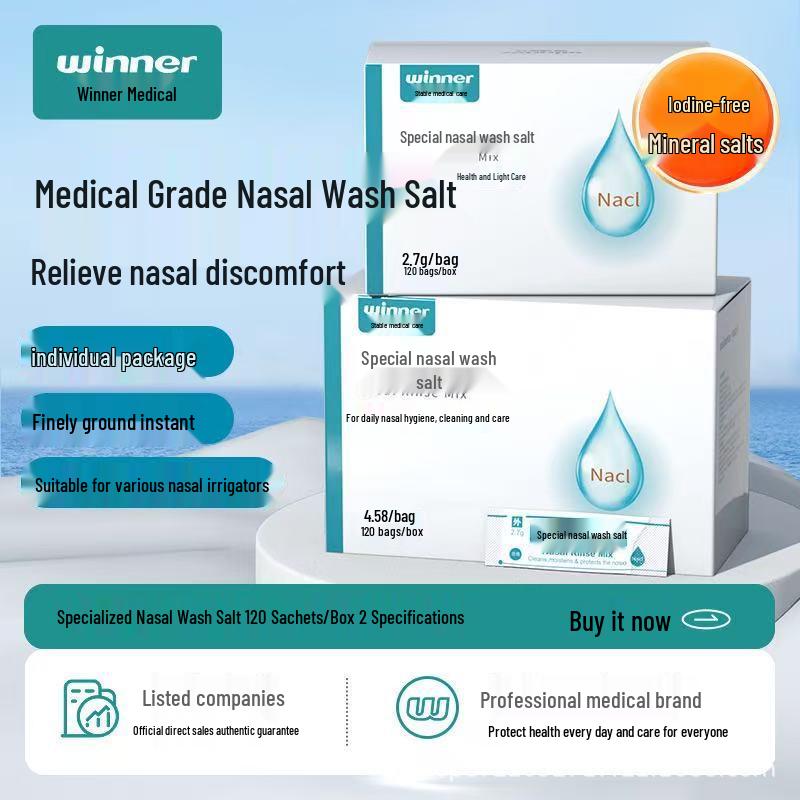 Stable Medical Nasal Wash Spray: Gentle Saline Rinse for Adults