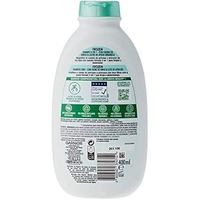 Shampooing 2 En 1 - GARNIER - Ultra Doux - 400 Ml - Hypoallergénique - Enfants