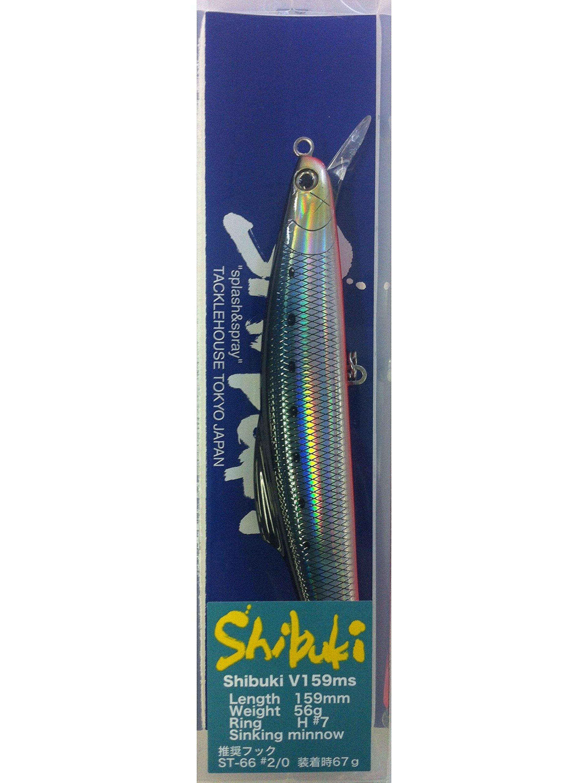 

Tacklehouse Shibuki MS Minnow 159 мм 56 г Брюшко сардины V159ms Приманка HG/Красный #06