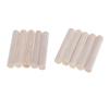 10 Pieces Balsa Wood Unfinished Round Stick Dowel Rod DIY Craft 150mm