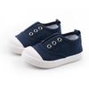 Children's Canvas Shoes with Soft Sole for Indoor Kindergarten - White Girls' Shoes