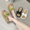 Cool Slippers Women Wear New Platform Beach Shoes In Summer Women's Casual Fashion One-word Slippers Women