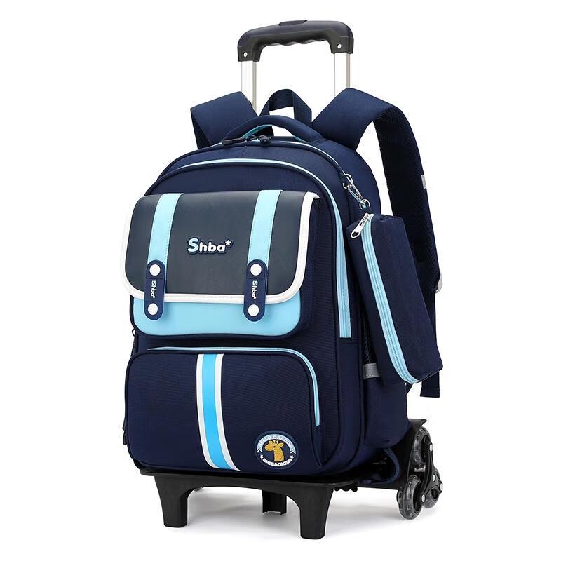 MIAOQIAO Student Rolling Backpack
