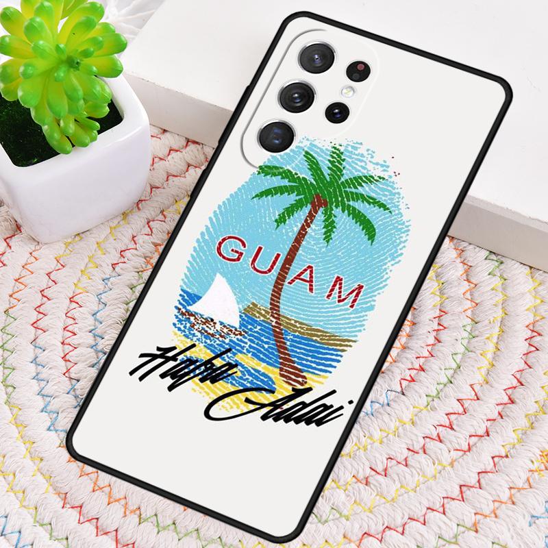 

Guam Flag Silicone Phone Case For Samsung Galaxy note 10 pro S26 S25 S24 S23 S22 S21 Plus S25Ultra Capa Cover Galaxy S20+ 5G