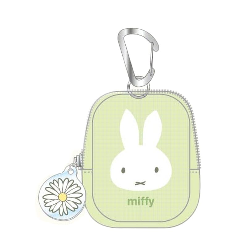 Marimo Craft Miffy Pistachio Lavender Smart Key Case Key Key Character W70 x H85 x D25mm & (Green) - Case, Holder, Goods, Cute, Stylish, Approx.