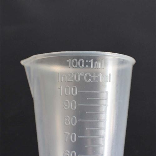 Kitchen Lab Reusable Plastic Measuring Beaker Measuring Cup 100ml Nice and Practical