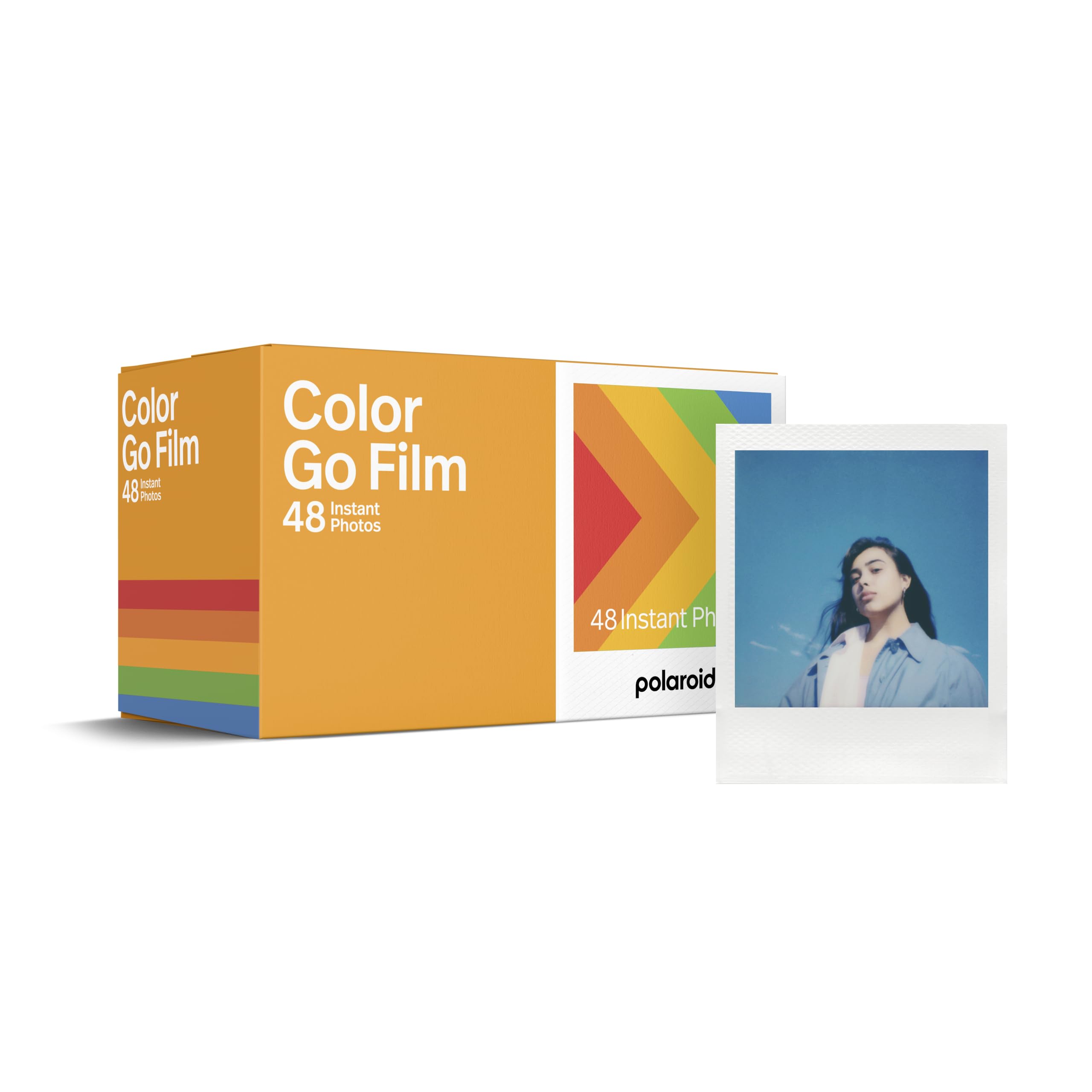 

Polaroid Go Instant Film - 48-Pack Color Film, 48 Sheets, White Frame (6212)