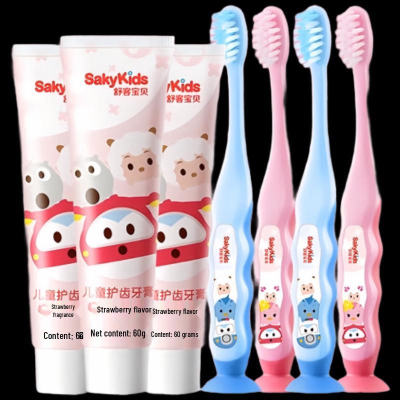 SUCCO Baby Children s Toothpaste & Toothbrush Set