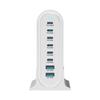 286W USB GaN Ladegerät 8-Port Ladegerät für mehrere Geräte, USB-Ladehub mit Smart IC für iPhone15 16 Samsung ipad