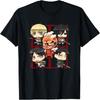 Chibi Character Montage Anime T-Shirt