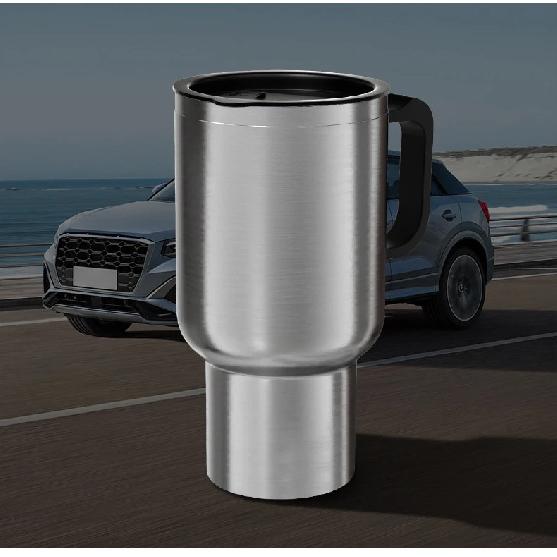 12V 500ML auto ceainic electric auto încălzire ceașcă termos din oțel inoxidabil încălzire sticlă de apă auto ceainic termos pentru apă ceai lapte