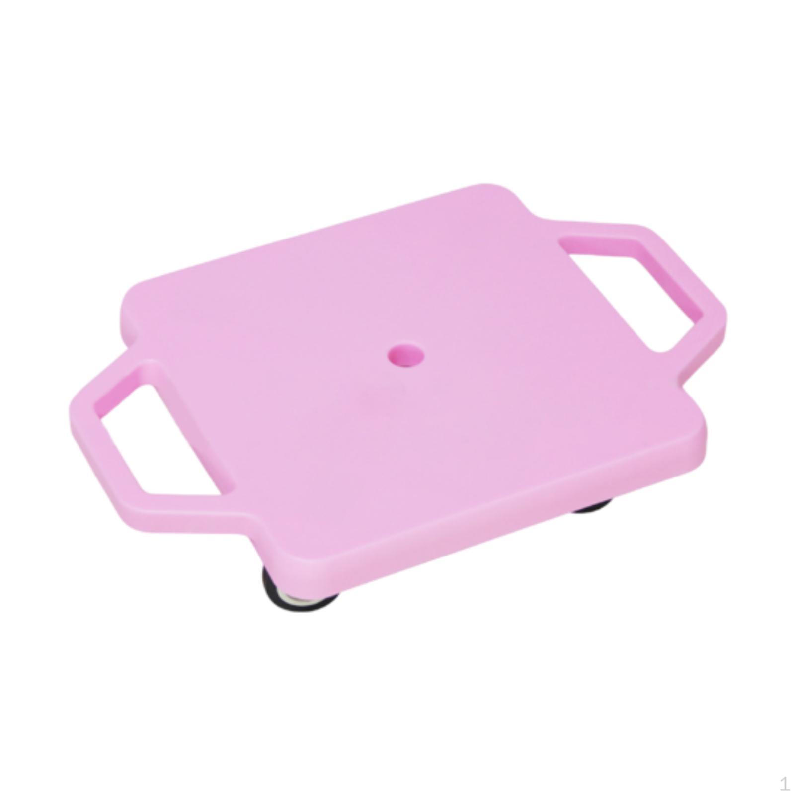 

Самокат для дома, доска для пола 11,2 дюйма, четыре колеса, сенсорная тренировка для парка розовый