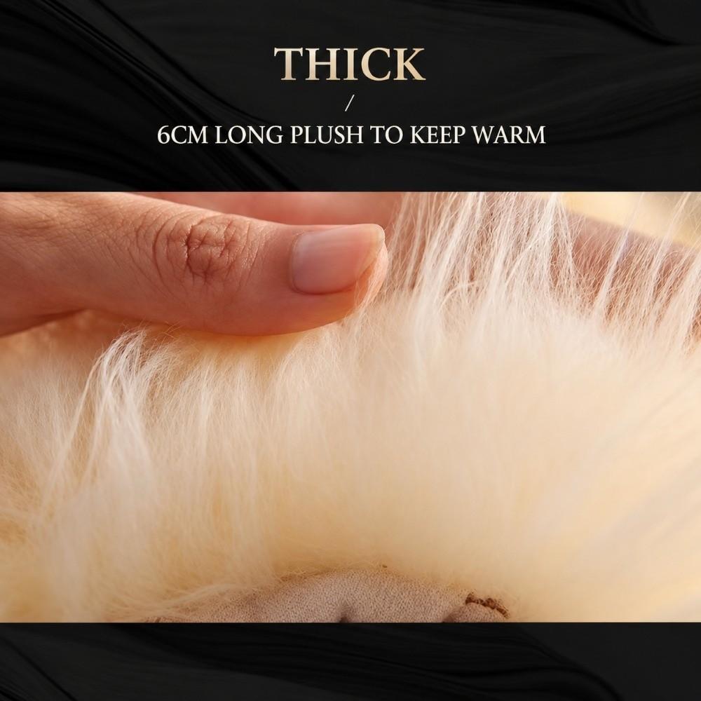 Soft Faux Fur Car Seat Cover Thickened Seat Protective Cushion Car Seat Cushion Car Front Seat
