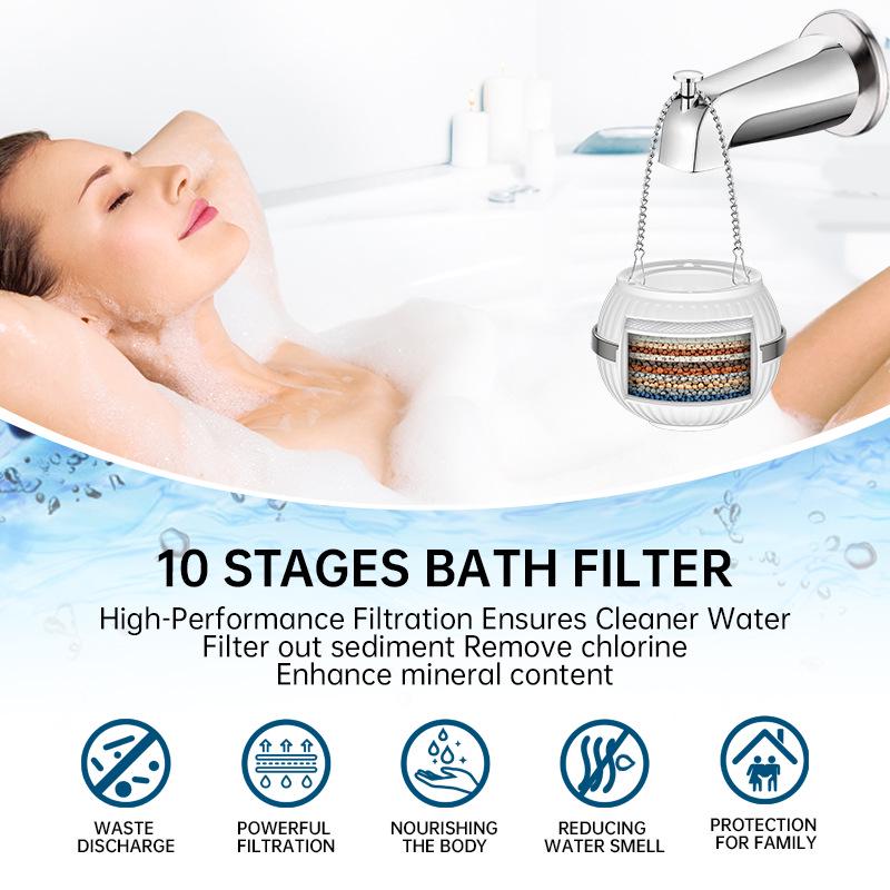 Universal Wall-Mounted Bathtub & Shower Water Purifier - No Installation Needed