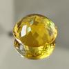 Natural Ceylon Yellow Sapphire 16 MM Round Shape Flawless Certified Gemstone