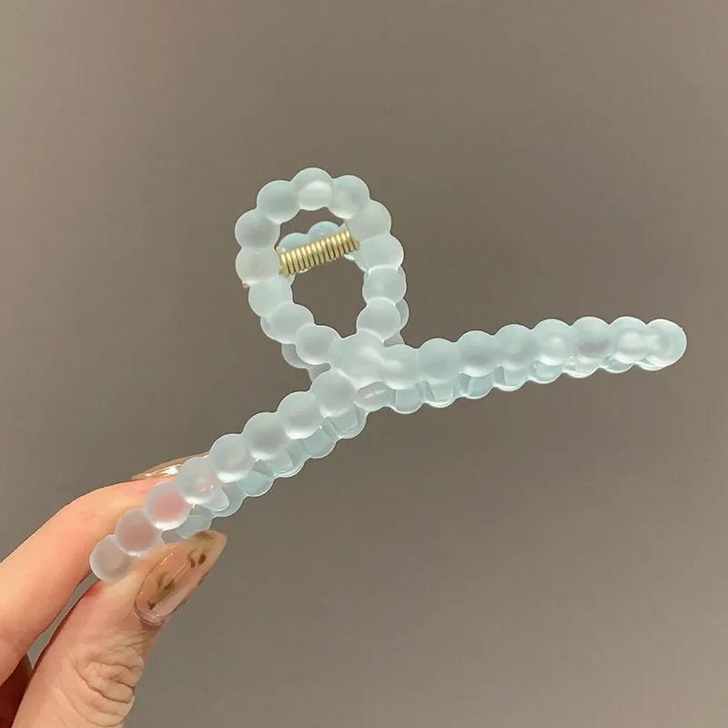 Transparent Hair Clip Claws for Women Girls Summer Sweet Crab Hair Barrettes Hairpins Headwear Party Hair Accessories