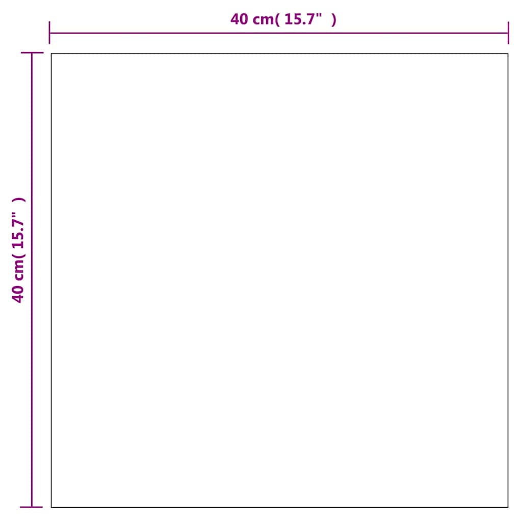Wall Mounted LED Mirror Square Glass