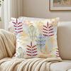 Abstract Boho Pattern Pillow Case Double-Sided Plush Sofa Cushion Covers Organic Breathable Invisible Zipper