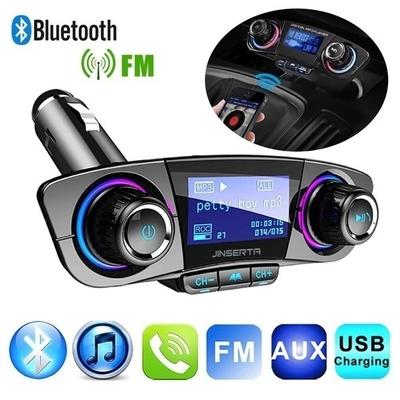 Light FM Transmitter 2.1A Fast Car Charger Aux Modulator Bluetooth Handsfree Car Kit Audio MP3 Player with Smart Charge Dual USB FM Transmitter