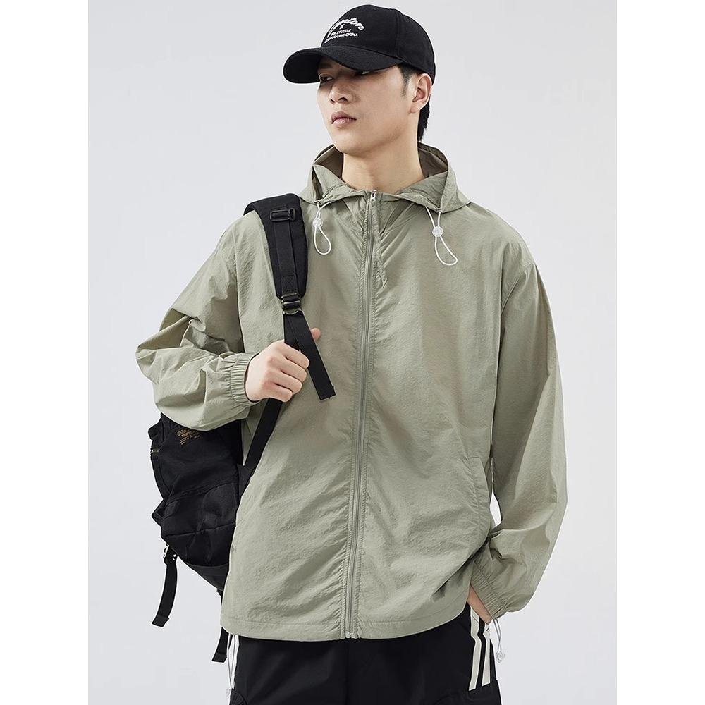 Men's 2026 Ice Silk UV Protection Summer Jacket - Lightweight and Trendy Outdoor Sunscreen Apparel