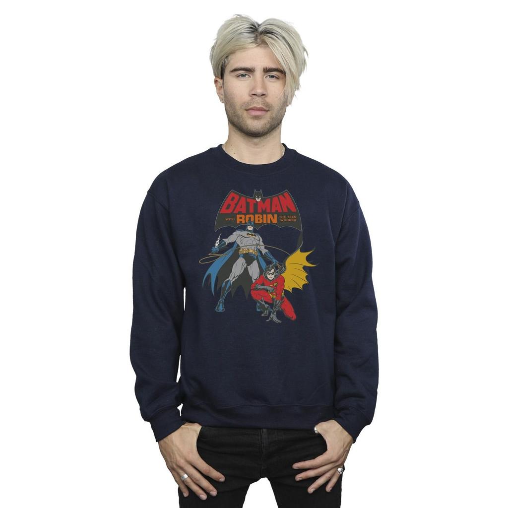 DC Comics Mens Batman And Robin Sweatshirt