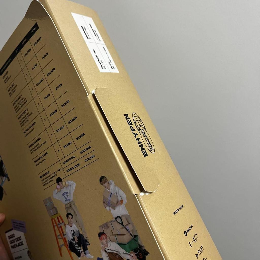 [USED] ENHYPEN 2022 GGU GGU PACKAGE
