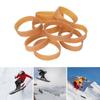 20/50Pcs Exercise Rubber Bands Widened Rubber Rings Safety Ski Brake Retainers
