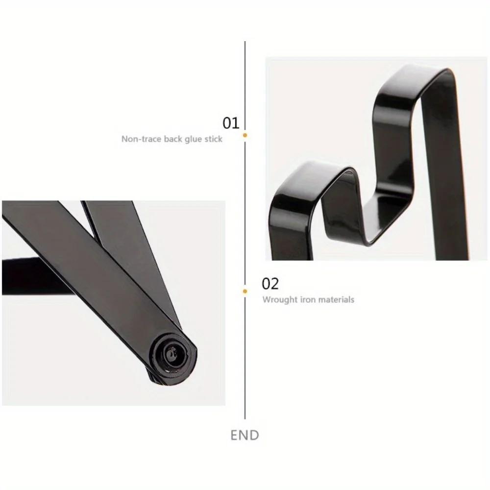 Wall Mounted Garbage Bags Rack Bracket Hook Kitchen Storage Plastic Bag Rack Garbage Bin Practical Kitchen Convenient Portable