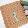 Grided Macrame Board for Bracelet Making Create Macrame and Knotting Creations