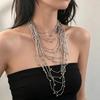 Trendy Beaded Layered Necklace for Women - Stylish, Unique Clavicle Chain & Elegant Choker