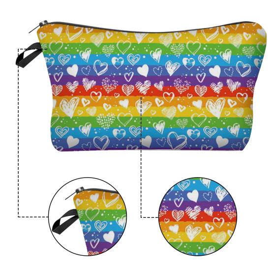 Attraktiva toalettväskor tryckta bärbara med stor kapacitet