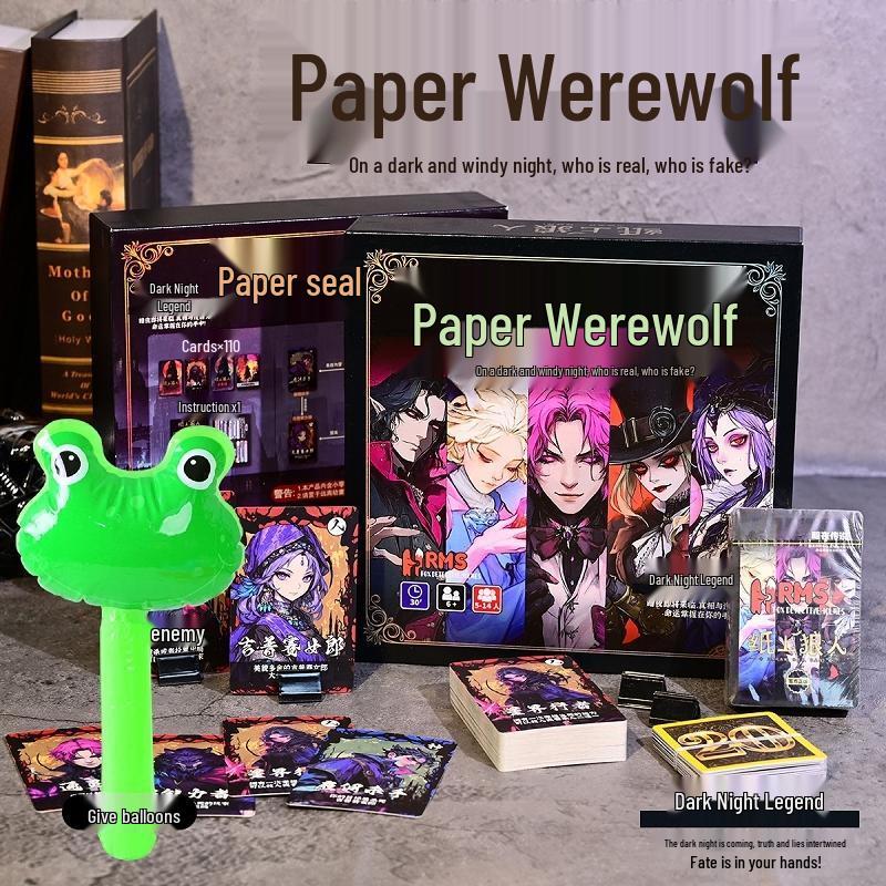 SEE KEAN Legend of the Dark Night Werewolf Card Game