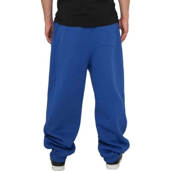 Bas de jogging - Urban Classics - Bleu royal - 3XL - Urban Fit - Poches zippées