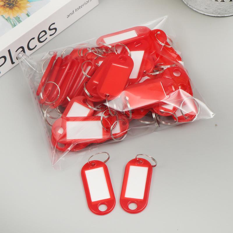 Keychain Labeling Ring: Easily Identify and Organize Keys with Numbered and Labeled Stickers for Quick Access and Classification.
