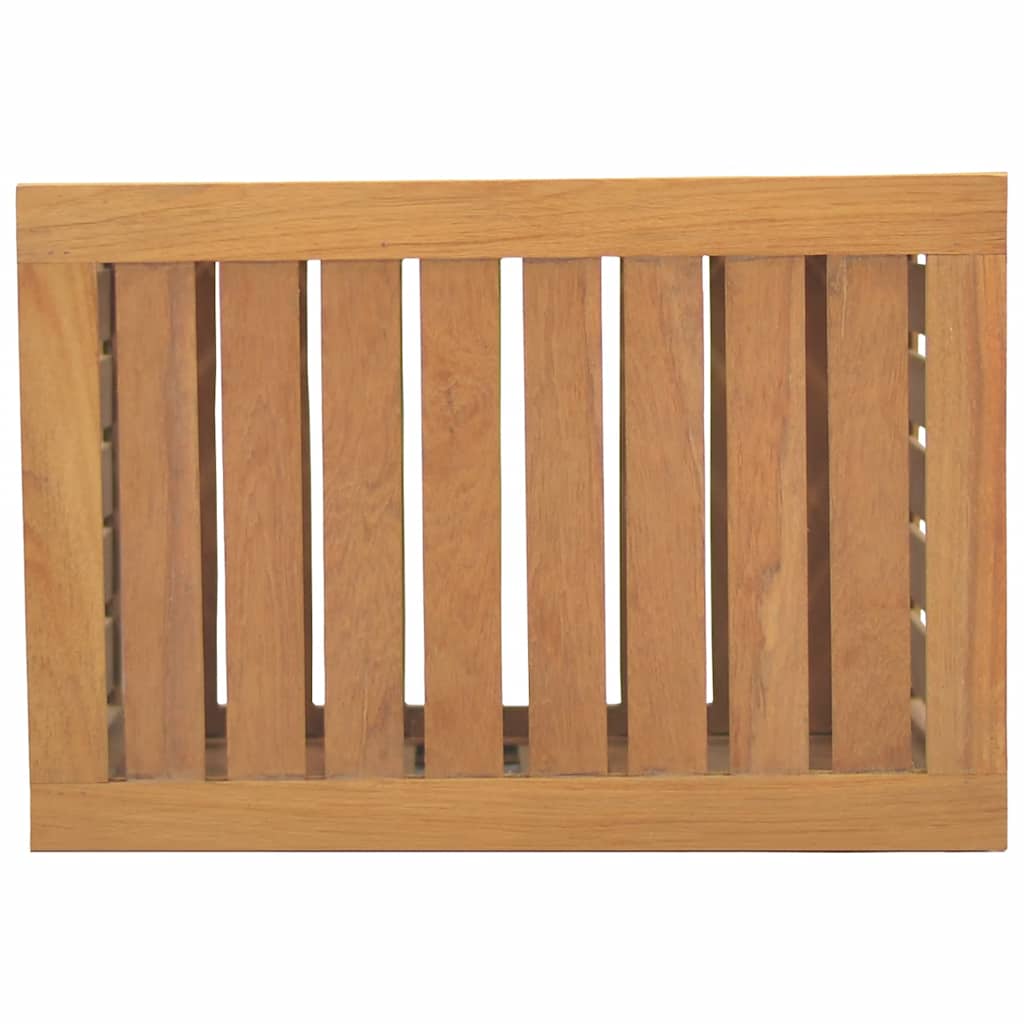 Laundry Basket 50 x 35 x 60 cm Solid Teak Wood