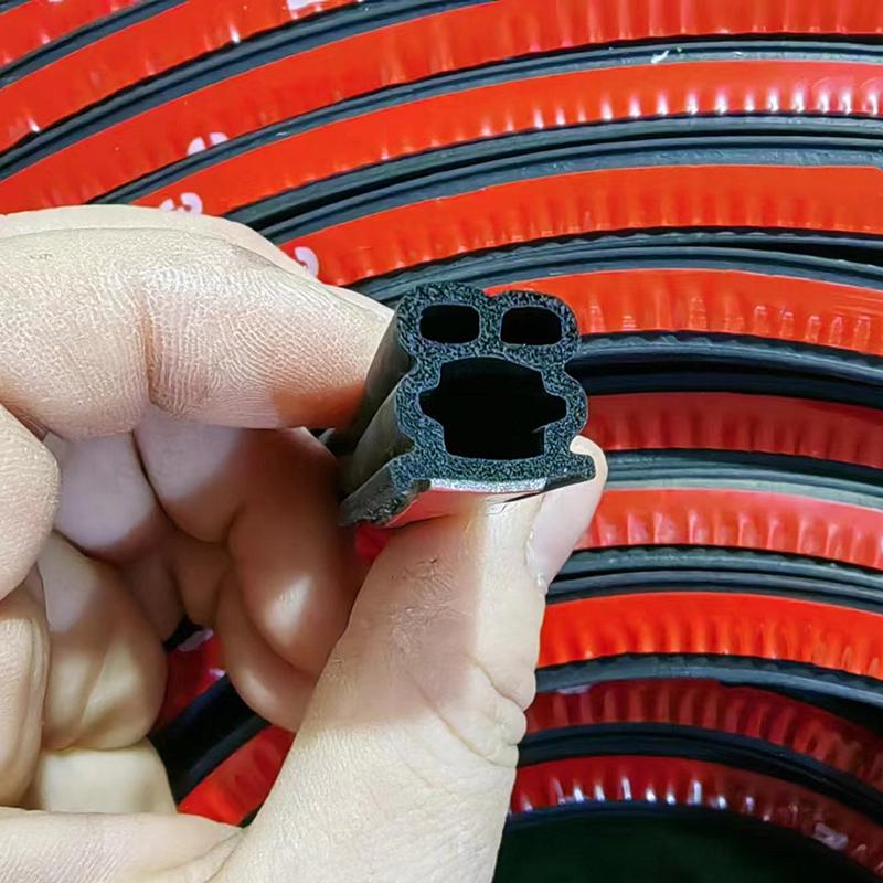 5meters/Set Car Seal Strips Thickened Auto Weatherstrips Soundproof Rubber Car Sealing Strip Auto Noise Insulation Accessories