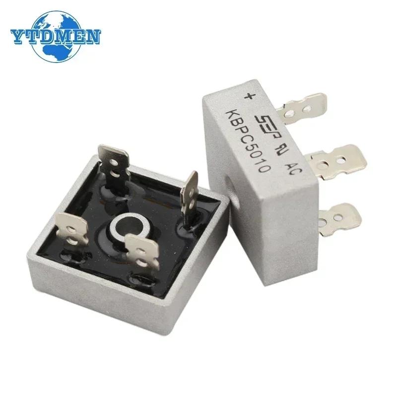 5PCS Diode Bridge Rectifier KBPC5010 50A 1000V Rectifiers Electronics Kit