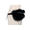 Y2K Furry Waistband Rhinestone Plush Waist Belt Fashion Leather Fur Belt  Daily