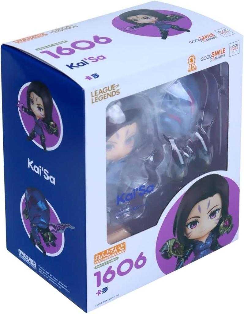 Good Smile Arts Shanghai Nendoroid League of Legends malovaná plně pohyblivá figurka Kai'Sa v měřítku, ABS a PVC