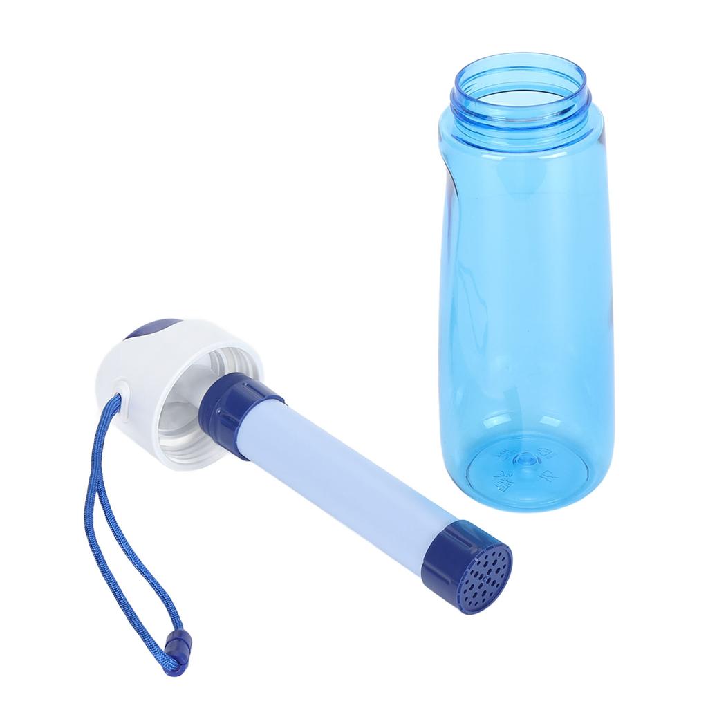 750ml Water Filter Bottle Activated Carbon Fiber Filter Portable Water Filter Bottle for Outdoor Spo