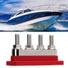 Battery Bus Bar  12V to 48V 600A High Current M10 4 Stud Power Distribution Block for Car RV Boat Yacht