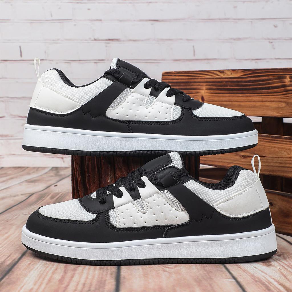 Board Shoes Mesh Casual Sneakers Fashion Flat Shoes Low-cut Leisure Sports Shoes Outdoor Walking Flats Casual Versatile