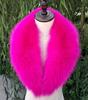 Natural Raccoon Fur Collar Scarf Genuine Fur Scarves Shawl Neck Warmer Fur Square Collar Women Long Scarf Winter Fox Fur Collar
