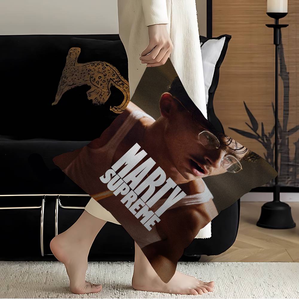 Movie M-Marty Supreme Pillow Gifts Home Office Furnishings Bedroom Sofa Car Cushion Cover Case 45X45Cm