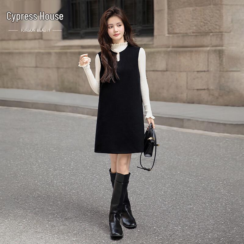 

Sibaishe Elegant Little Black Dress Style Sleeveless Mini Dress L