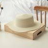 Summer Wide Brim Straw Hat Women Wide Brim Vacation Beach Hat Simple Foldable Travel for Sun Hat Sunscreen UV for Sun Ca