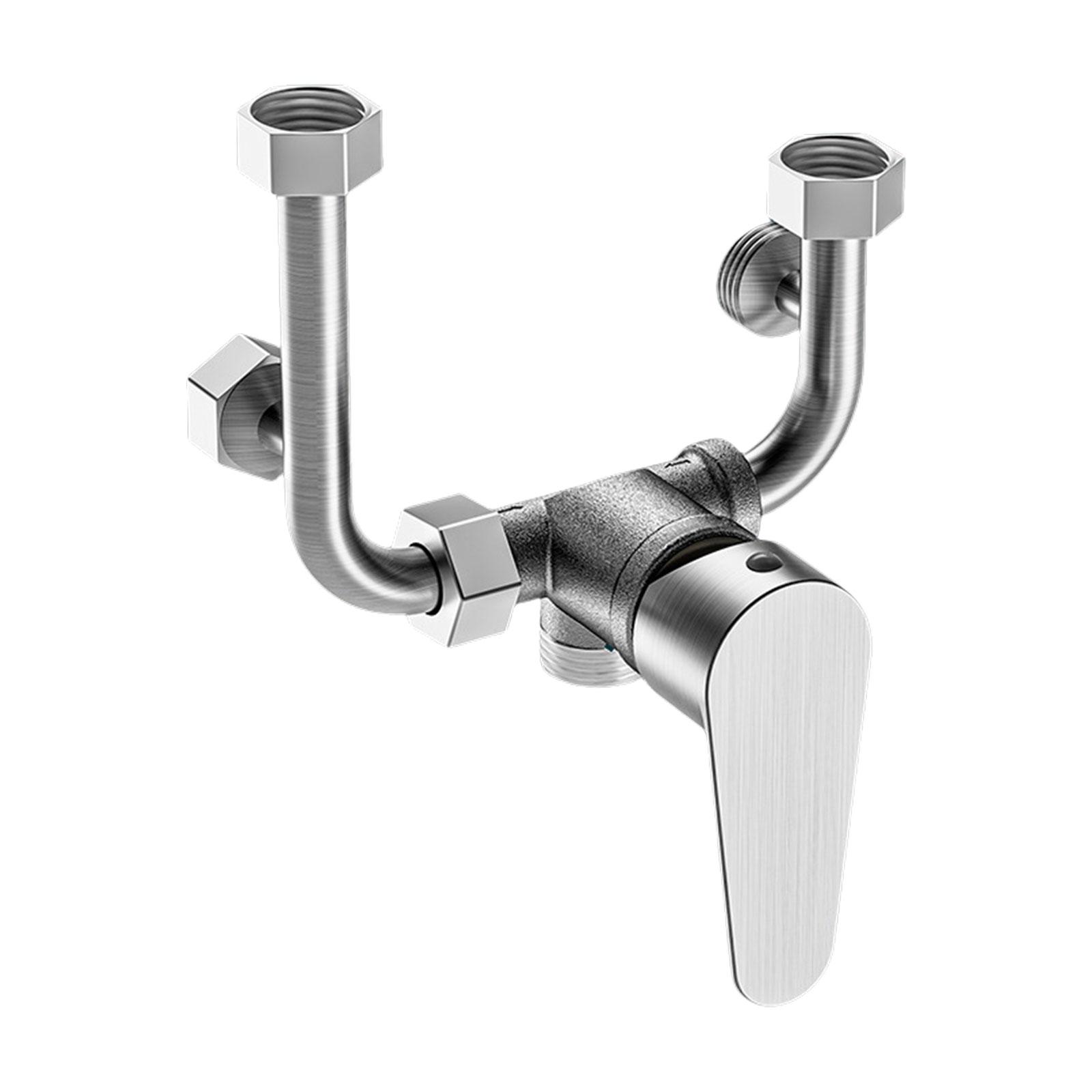 

Электрические U-образные смесительные клапаны для душа Конструкции из нержавеющей стали Смесительные клапаны Выходы для холодной и горячей воды Адаптер A