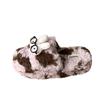 2025 New Cute Cartoon Fluffy Slippers Women's Autumn and Winter Home Indoor Non-slip Thick Bottom Student Dormitory Cotton Mop
