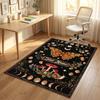 Bohemian Mandala Theme Soft Crystal Velvet Rug Custom Name & Text Print Non Slip Floor Rug for Bedroom Living Room