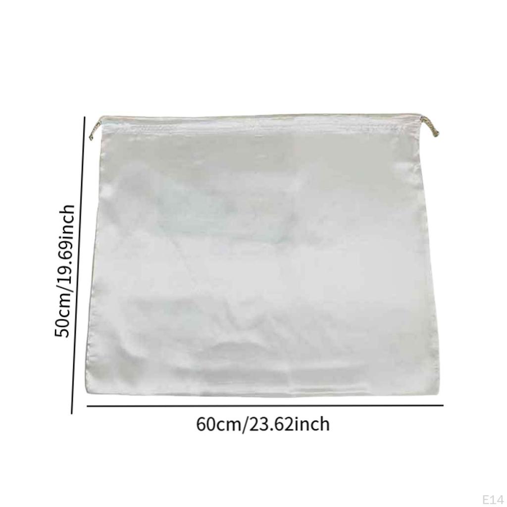 5 Stück Staubschutz Aufbewahrungsbeutel, Reisebeutel mit Kordelzug, Satin-Geschenktüten zur Verpackung